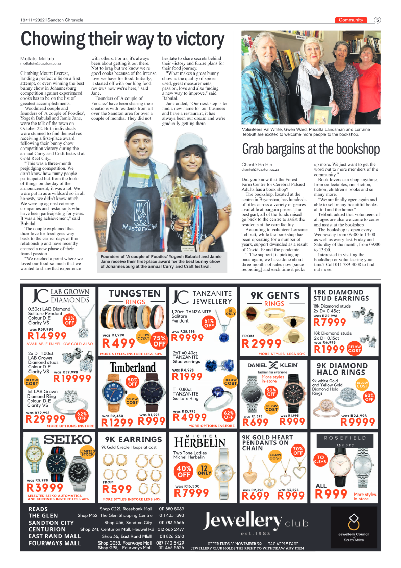 Sandton Chronicle Nov 18 2022 page 5