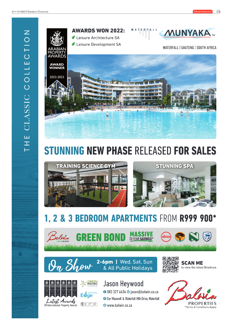 Sandton Chronicle October 7 2022 page 13