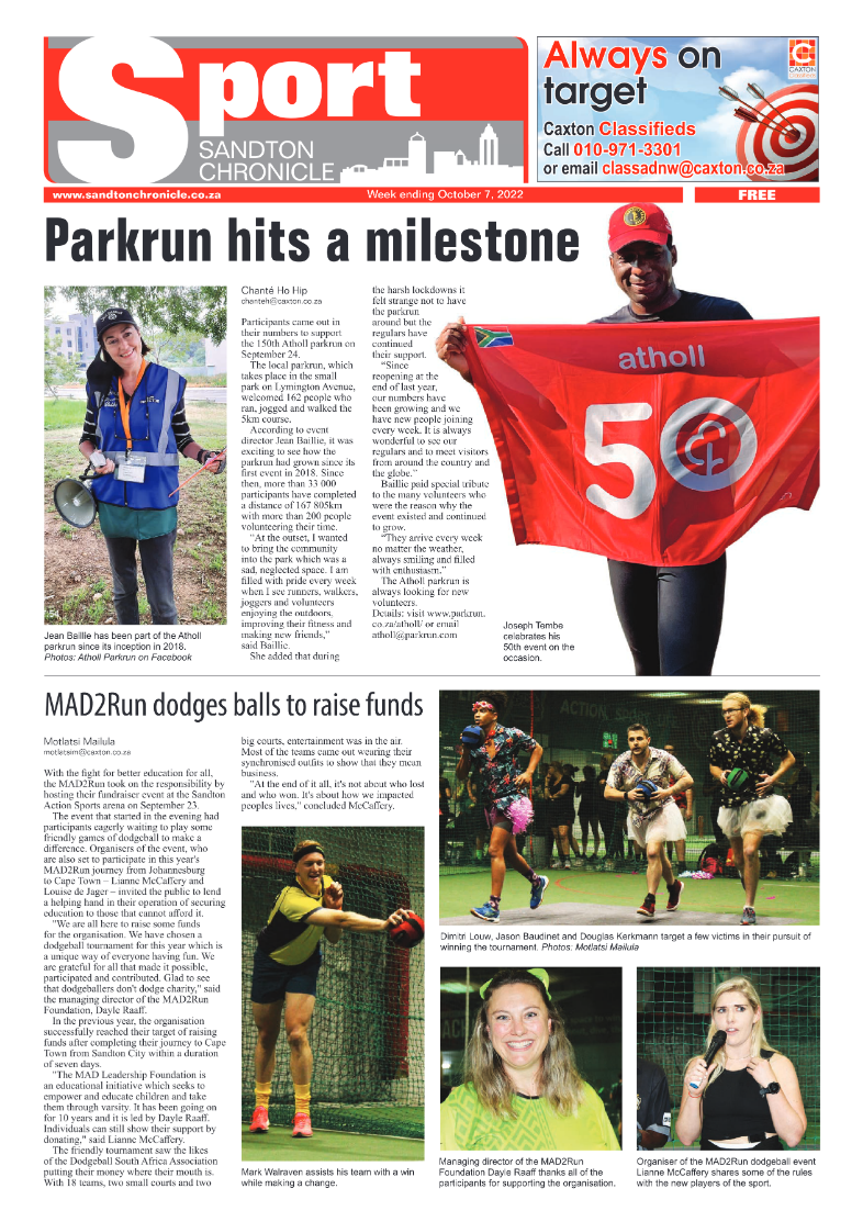Sandton Chronicle October 7 2022 page 16