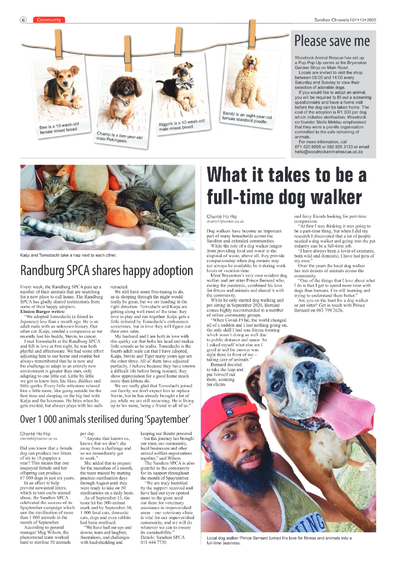 Sandton Chronicle October 7 2022 page 6