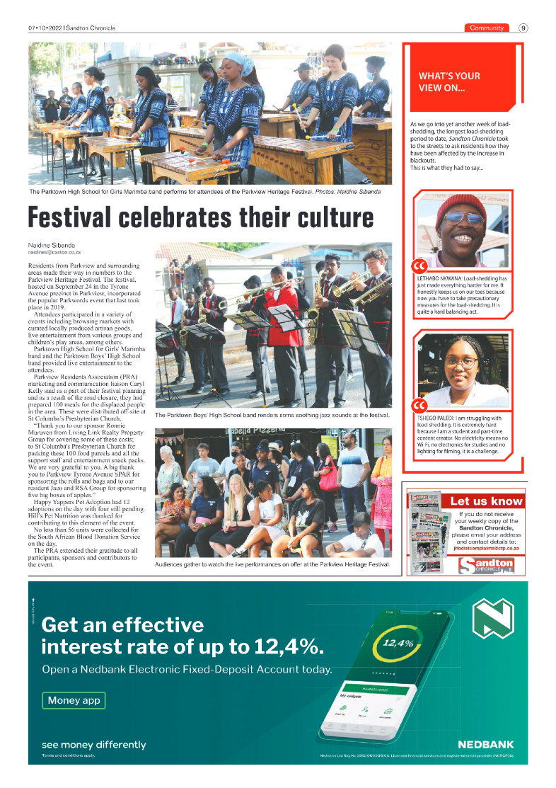 Sandton Chronicle October 7 2022 page 9