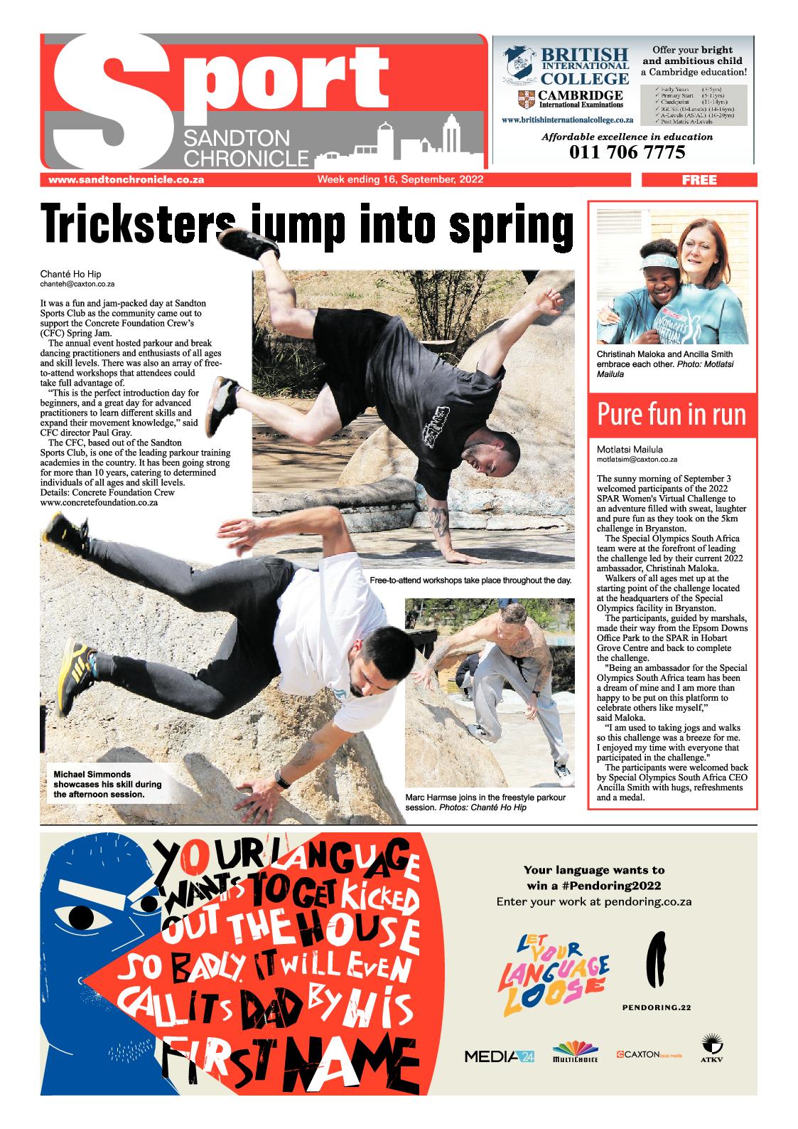 Sandton Chronicle September 16 2022 page 12