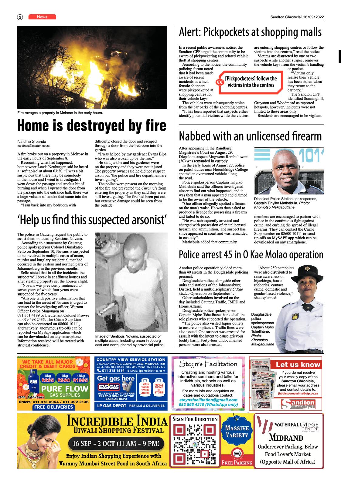 Sandton Chronicle September 16 2022 page 2