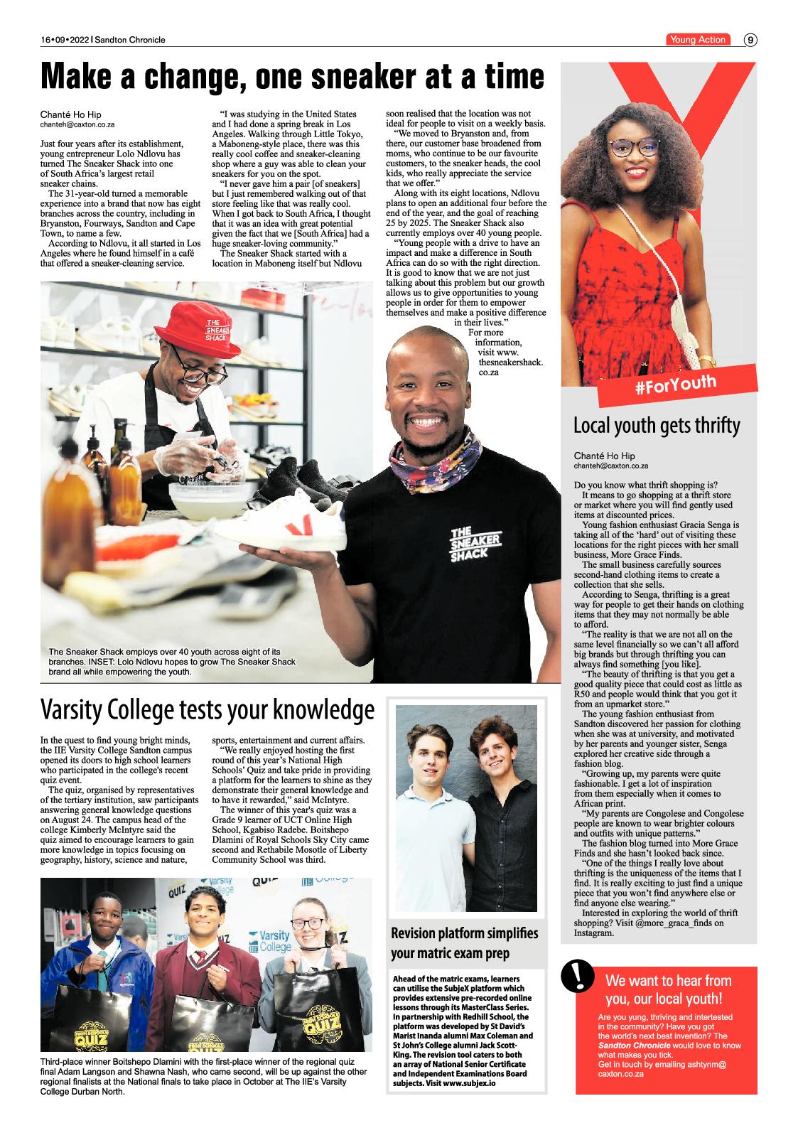 Sandton Chronicle September 16 2022 page 9