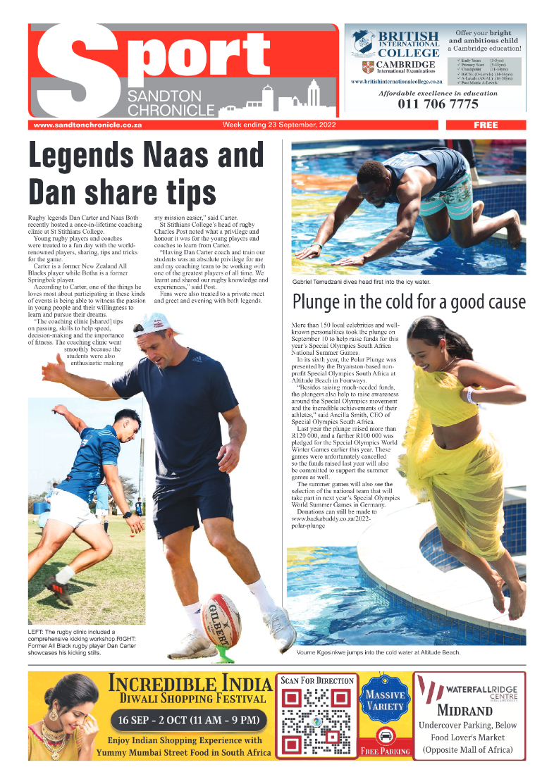 Sandton Chronicle September 23 2022 page 12