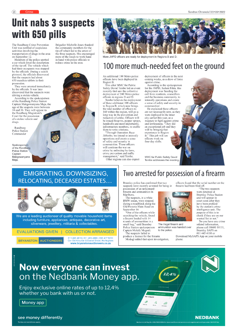 Sandton Chronicle September 23 2022 page 2