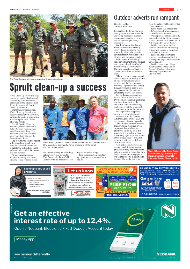 Sandton Chronicle September 23 2022 page 3
