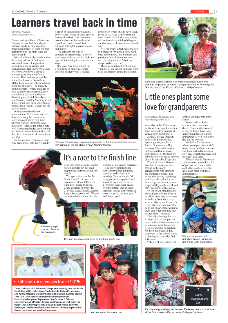 Sandton Chronicle September 23 2022 page 7