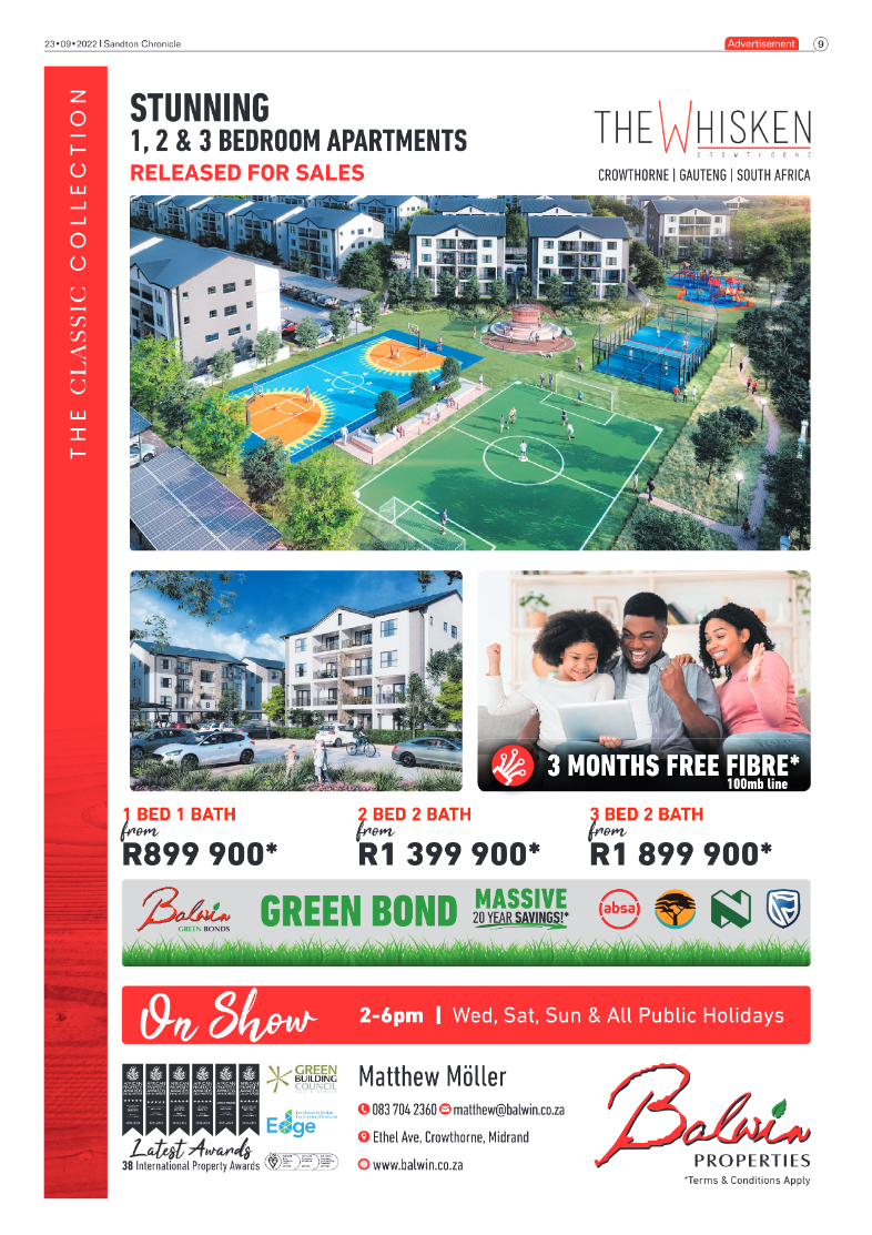 Sandton Chronicle September 23 2022 page 9