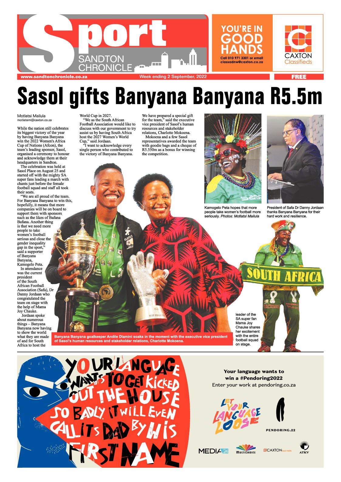 Sandton Chronicle September 2 2022 page 12