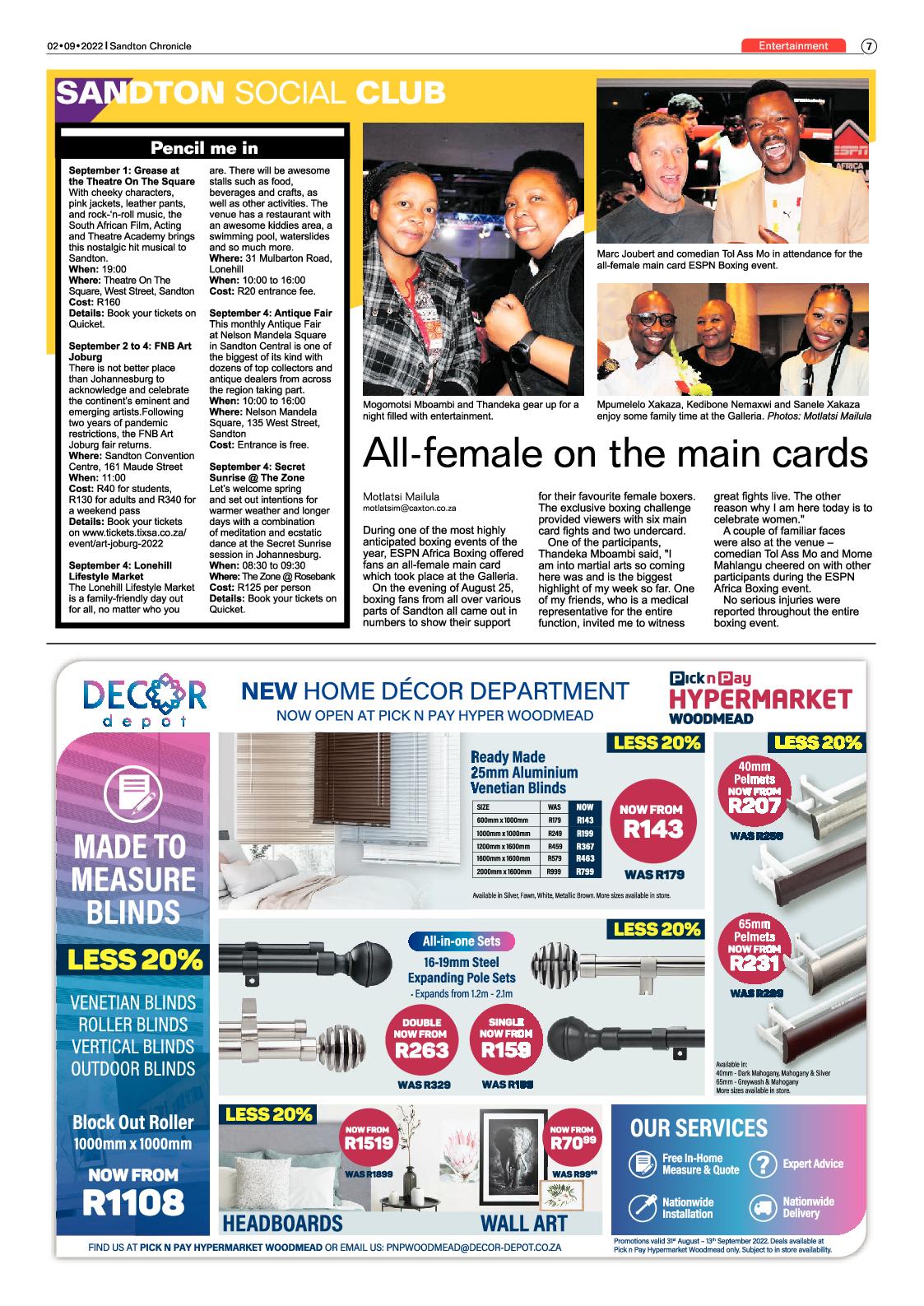 Sandton Chronicle September 2 2022 page 7
