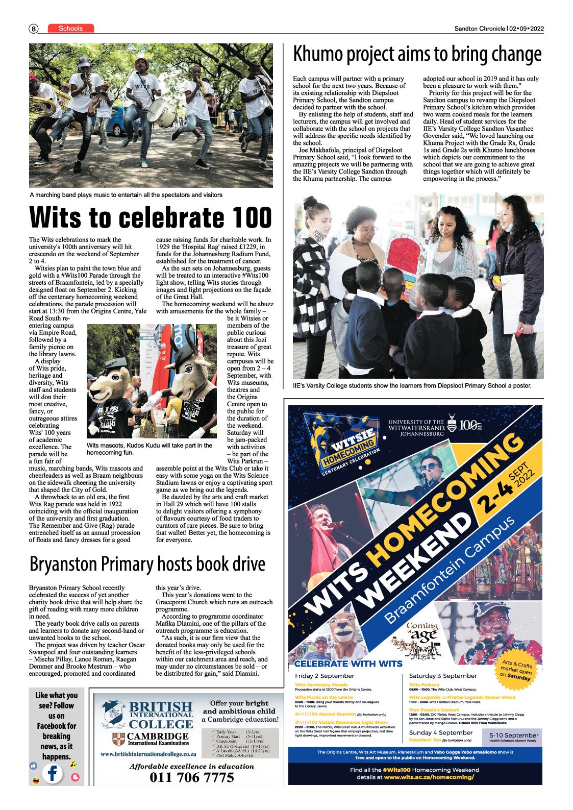 Sandton Chronicle September 2 2022 page 8