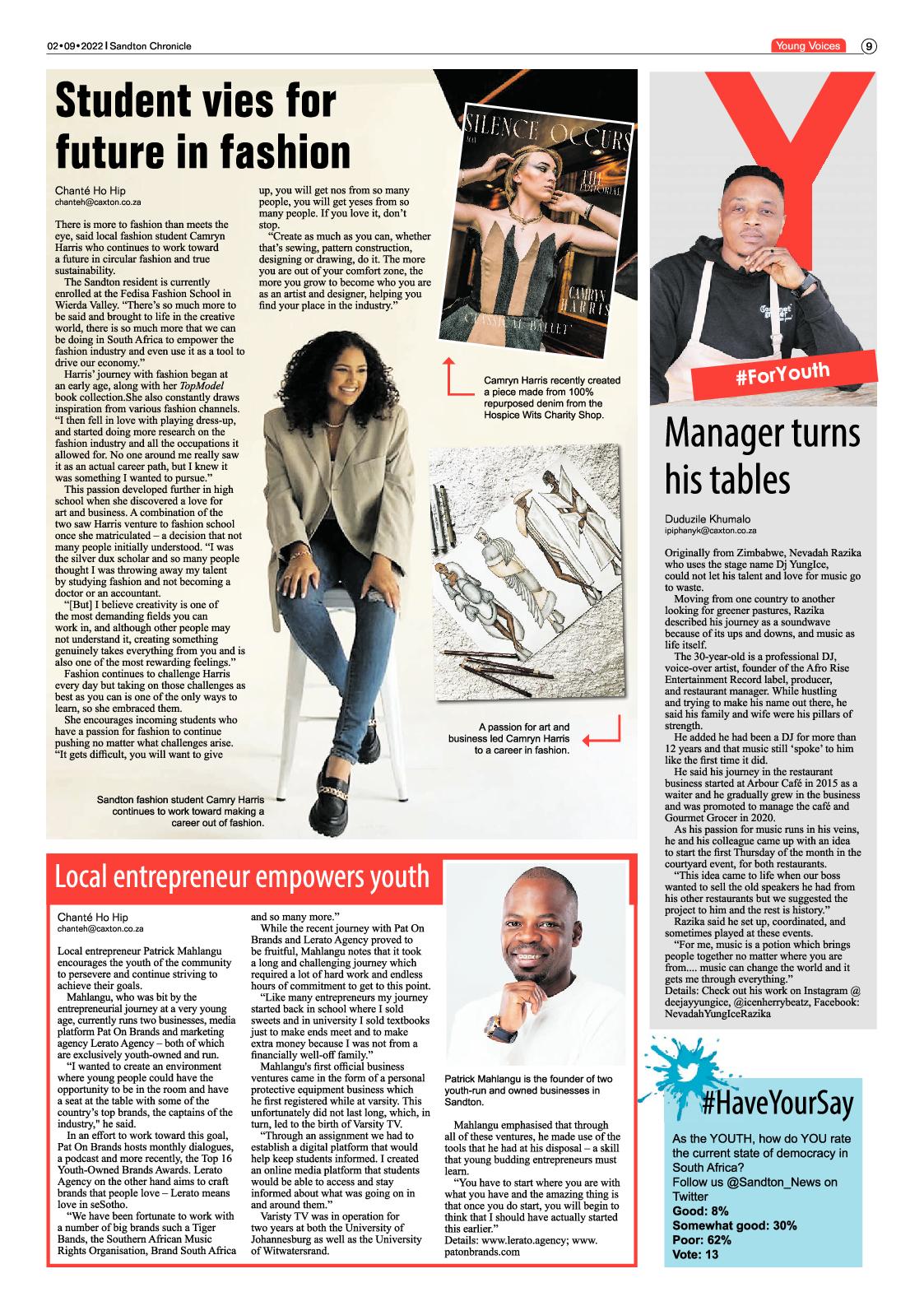 Sandton Chronicle September 2 2022 page 9