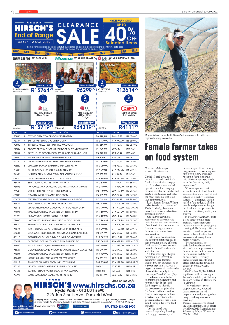 Sandton Chronicle September 30 2022 page 4