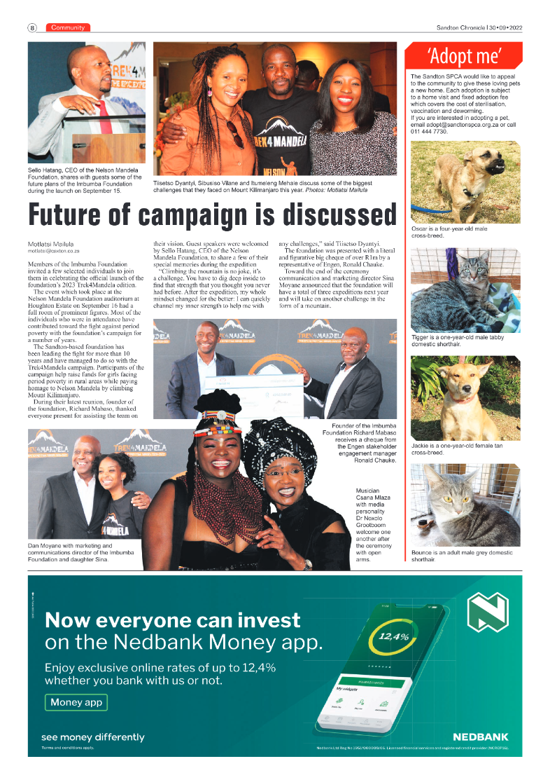 Sandton Chronicle September 30 2022 page 8