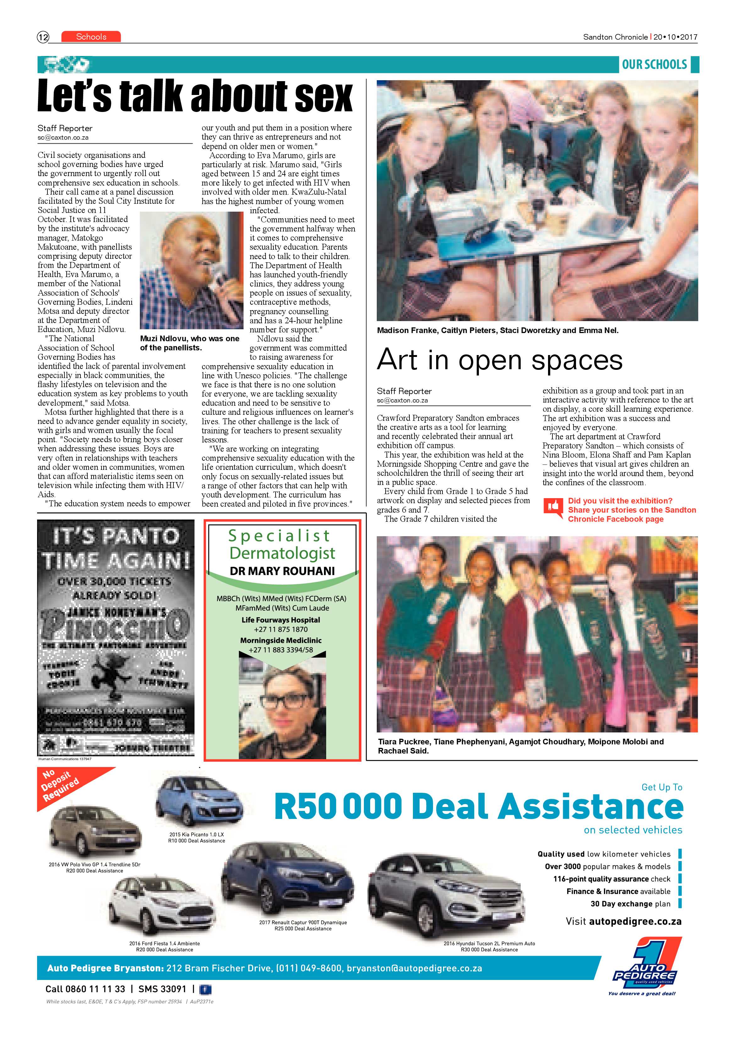 Sandton Chronicle 20 October 2017 page 12