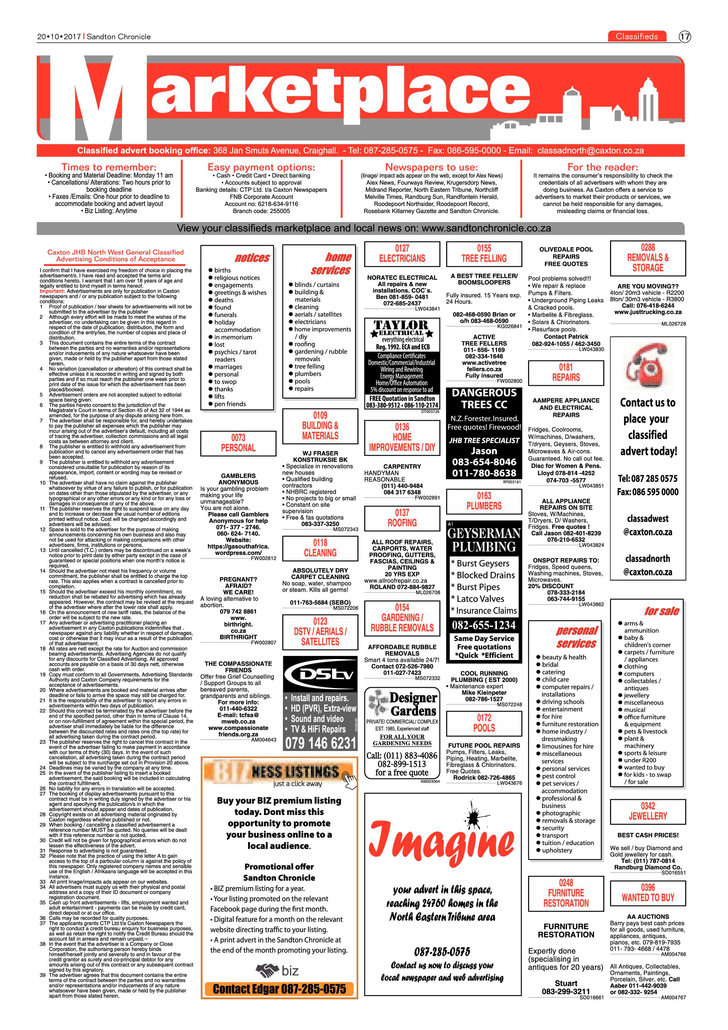 Sandton Chronicle 20 October 2017 page 17