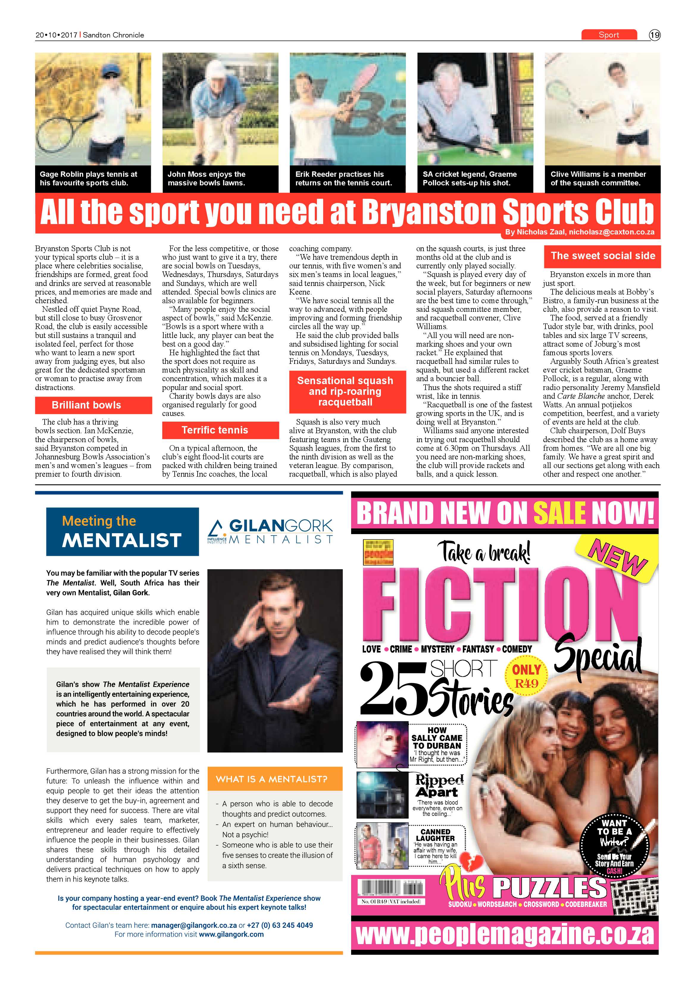 Sandton Chronicle 20 October 2017 page 19