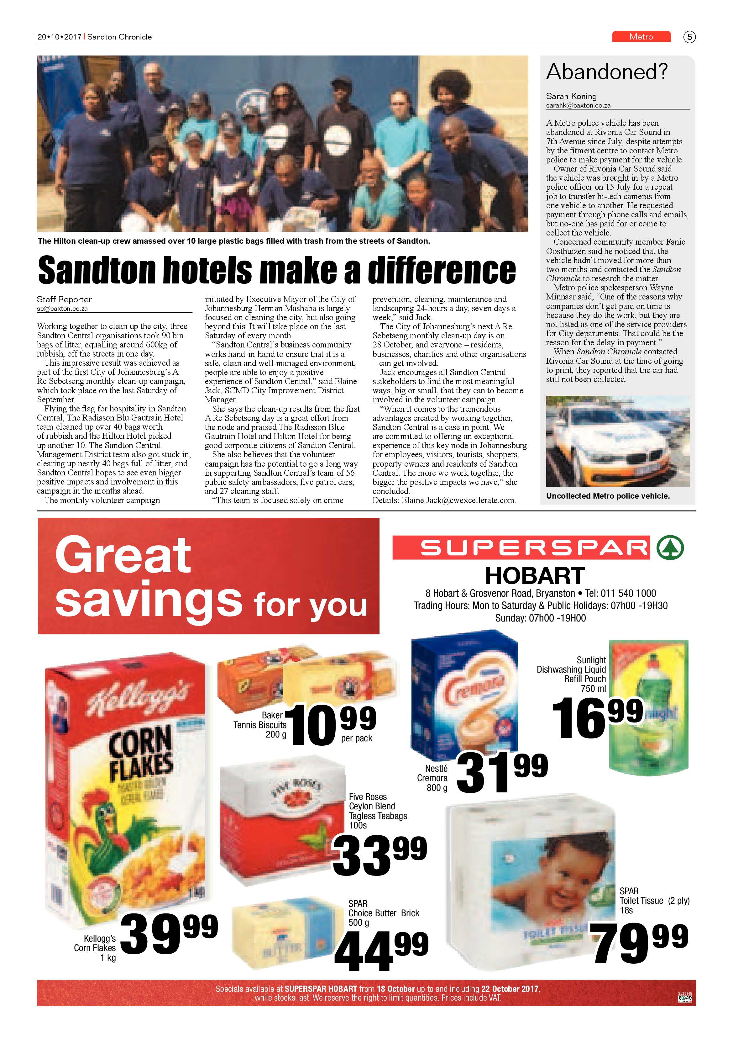 Sandton Chronicle 20 October 2017 page 5