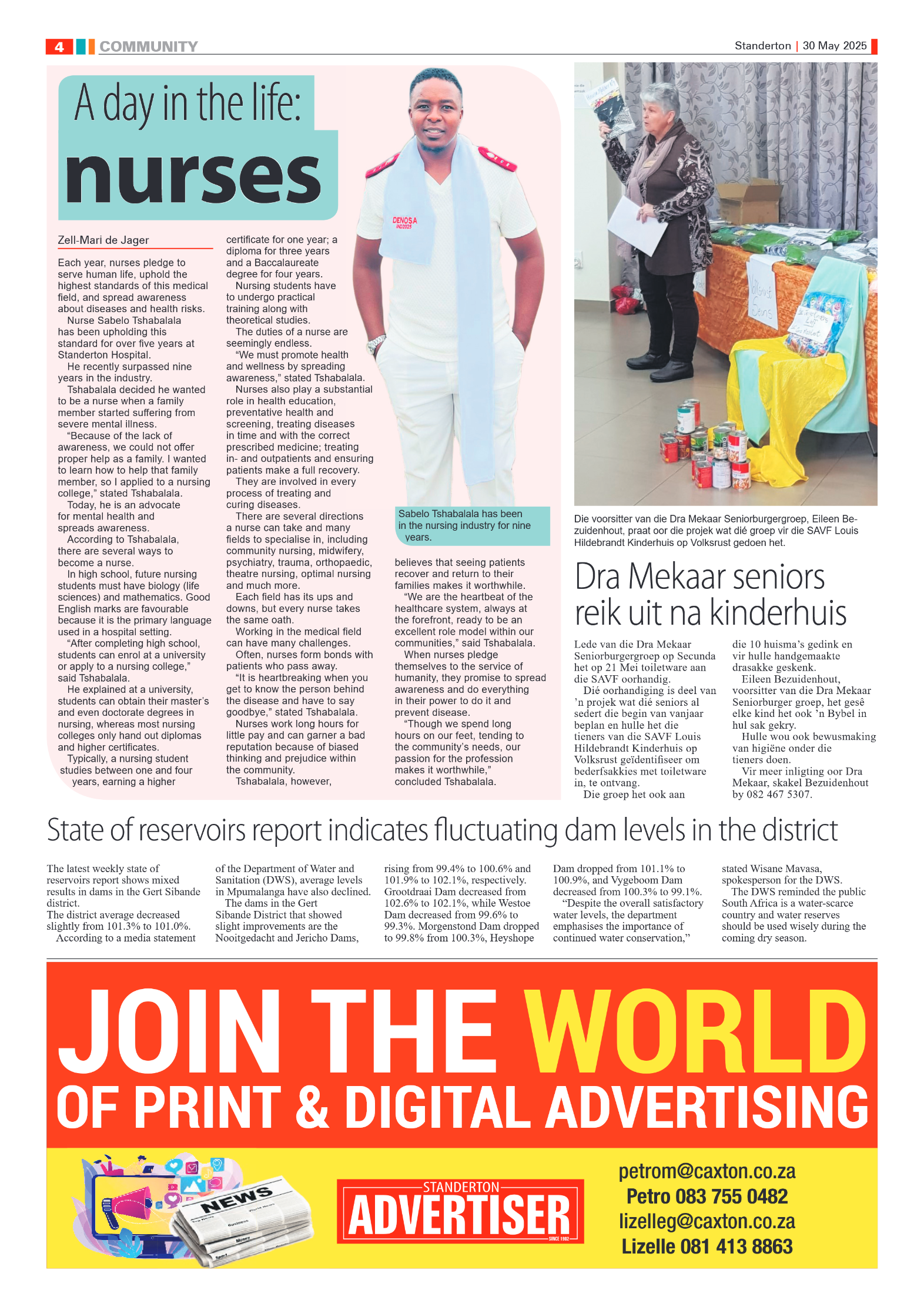 Standerton Advertiser 30 May 2025 page 4