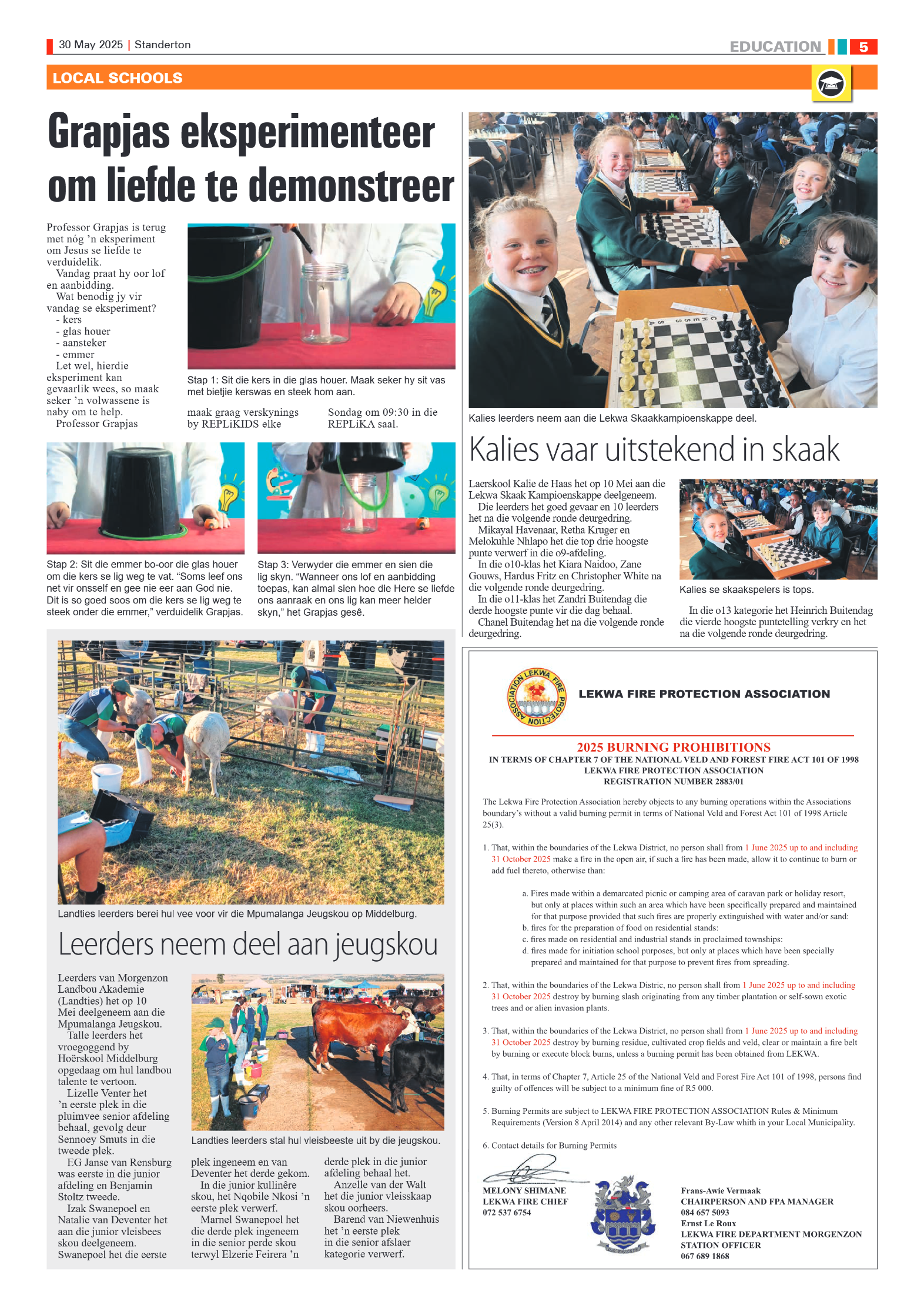 Standerton Advertiser 30 May 2025 page 5