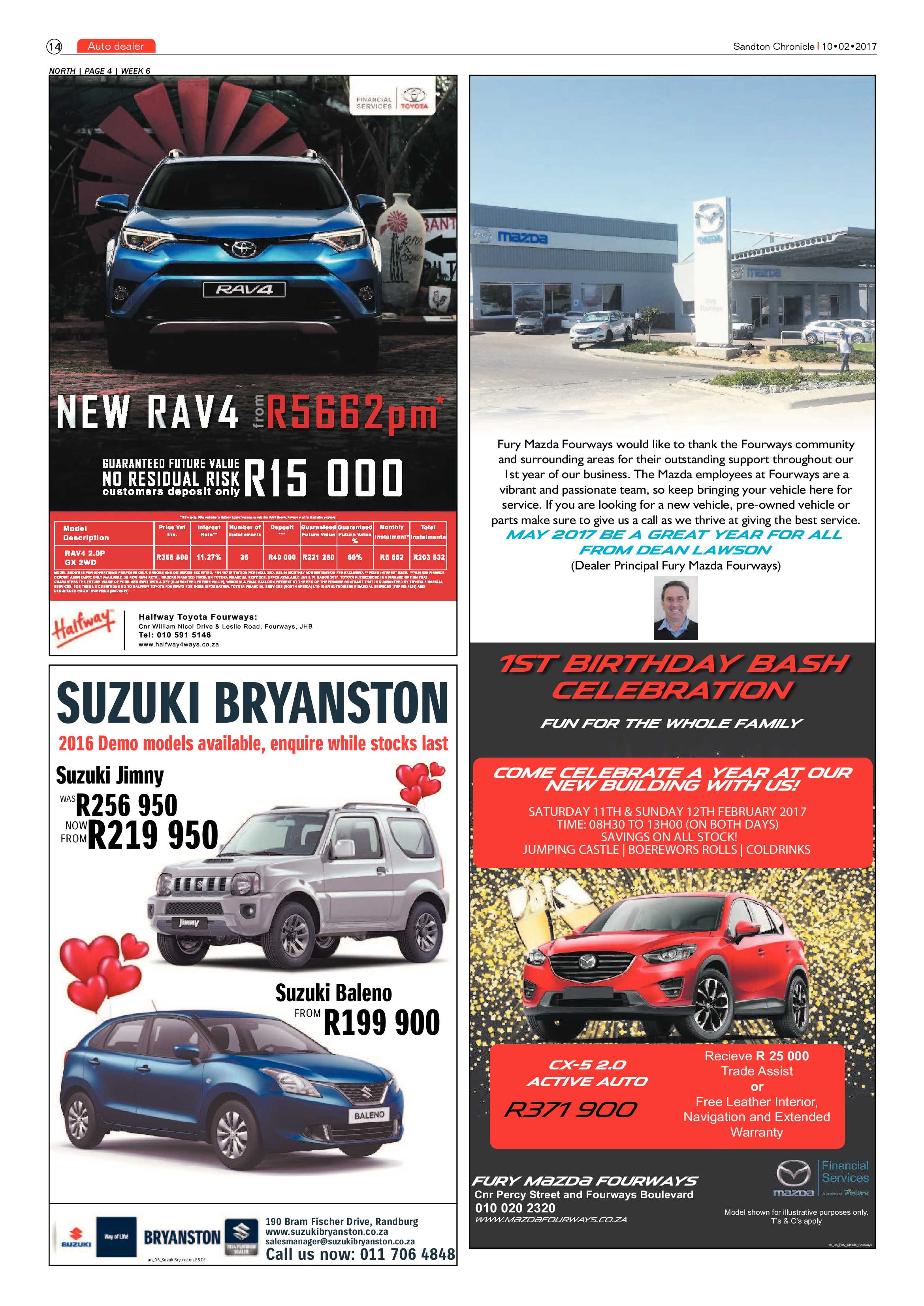 Sandton Chronicle 10 February 2017 page 14