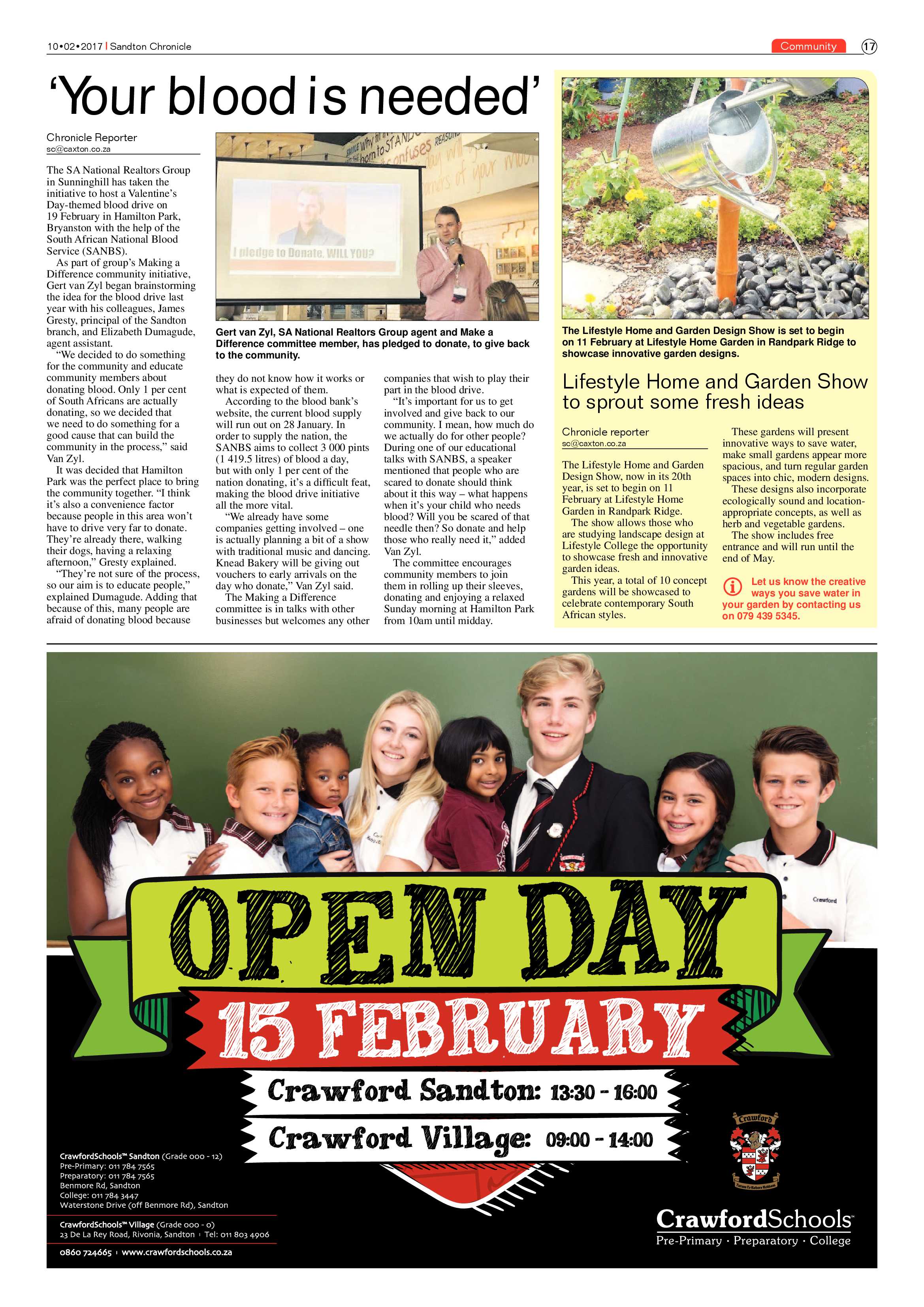 Sandton Chronicle 10 February 2017 page 17