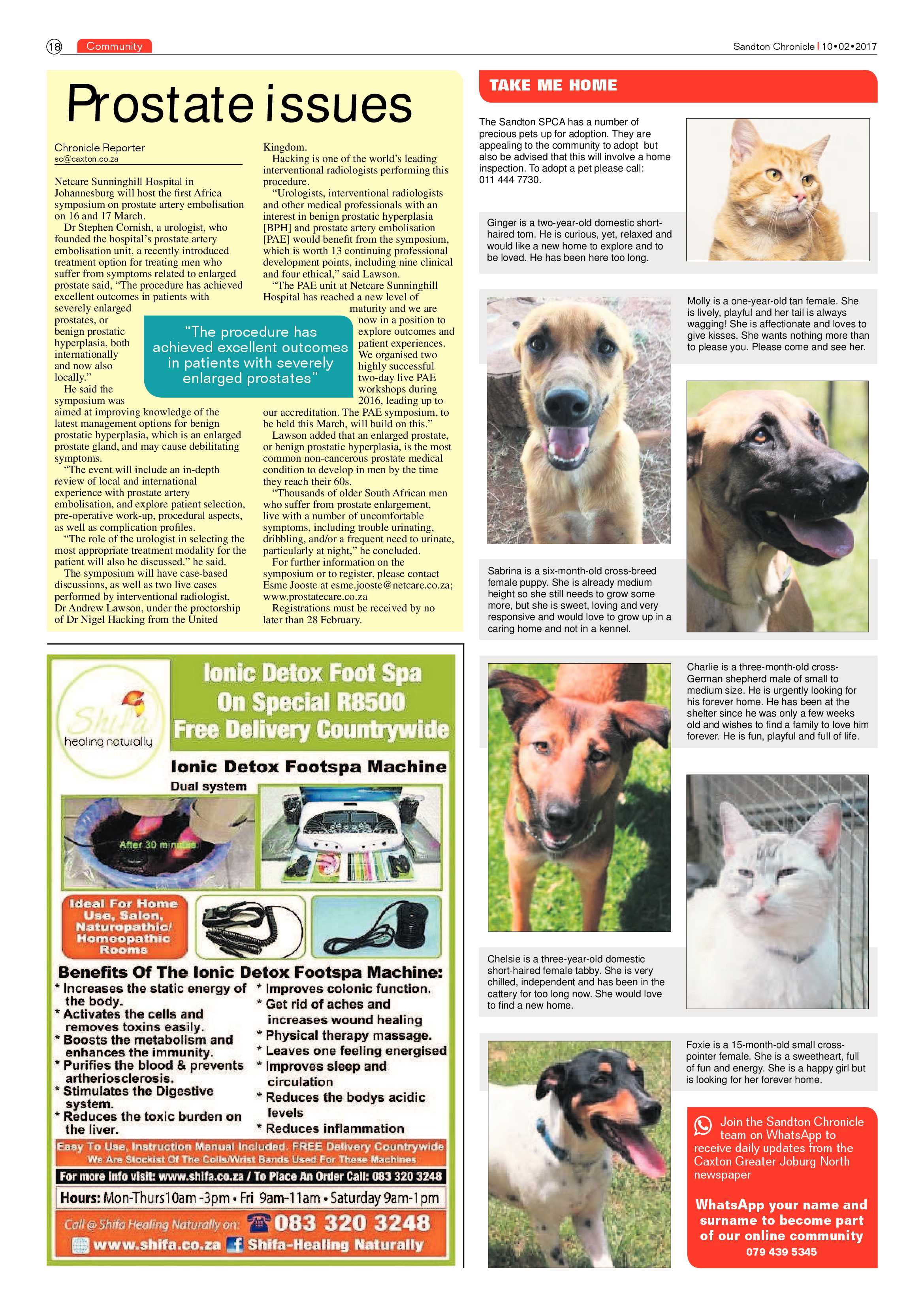 Sandton Chronicle 10 February 2017 page 18