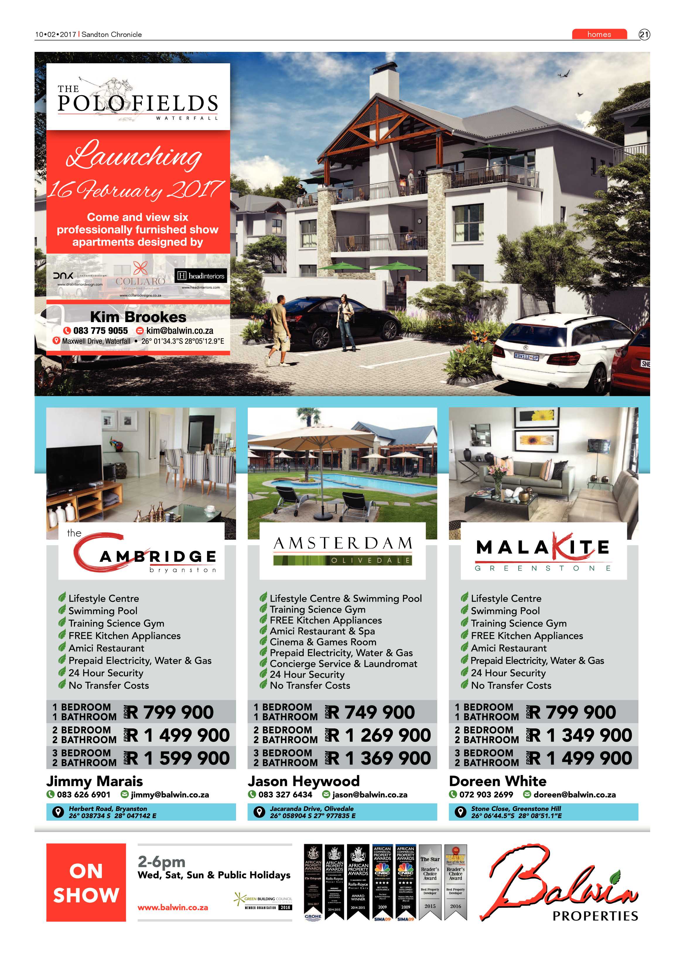 Sandton Chronicle 10 February 2017 page 21