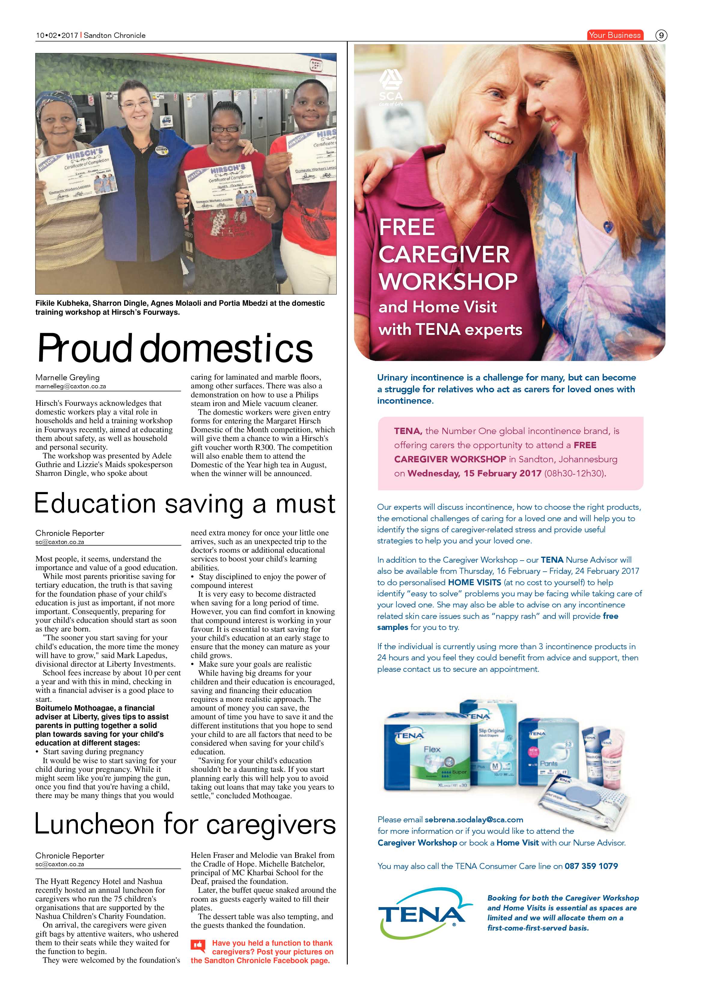 Sandton Chronicle 10 February 2017 page 9