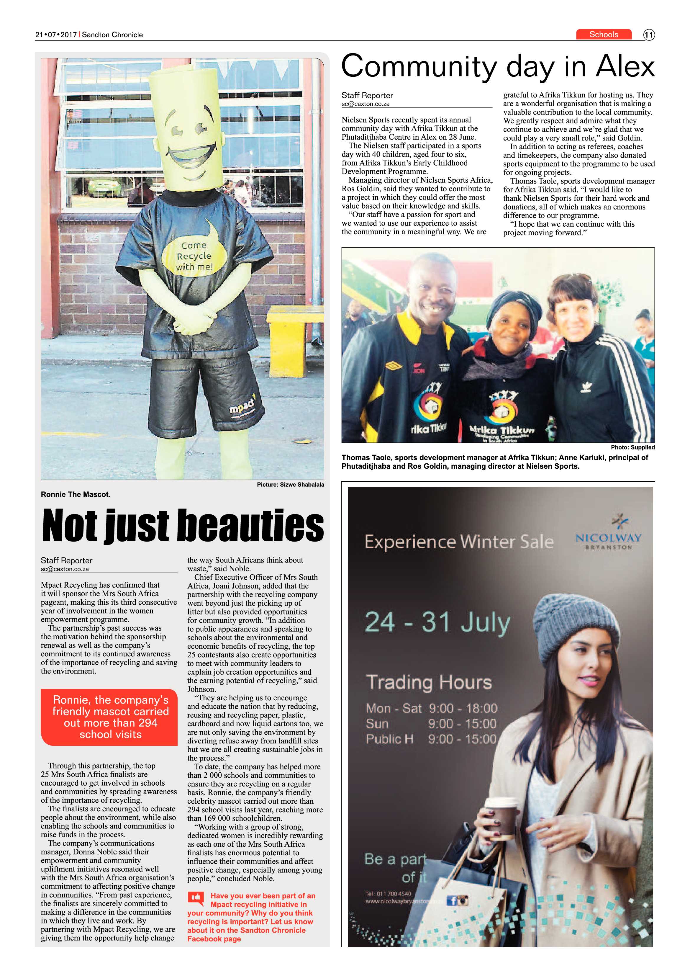 Sandton Chronicles 21 July 2017 page 11
