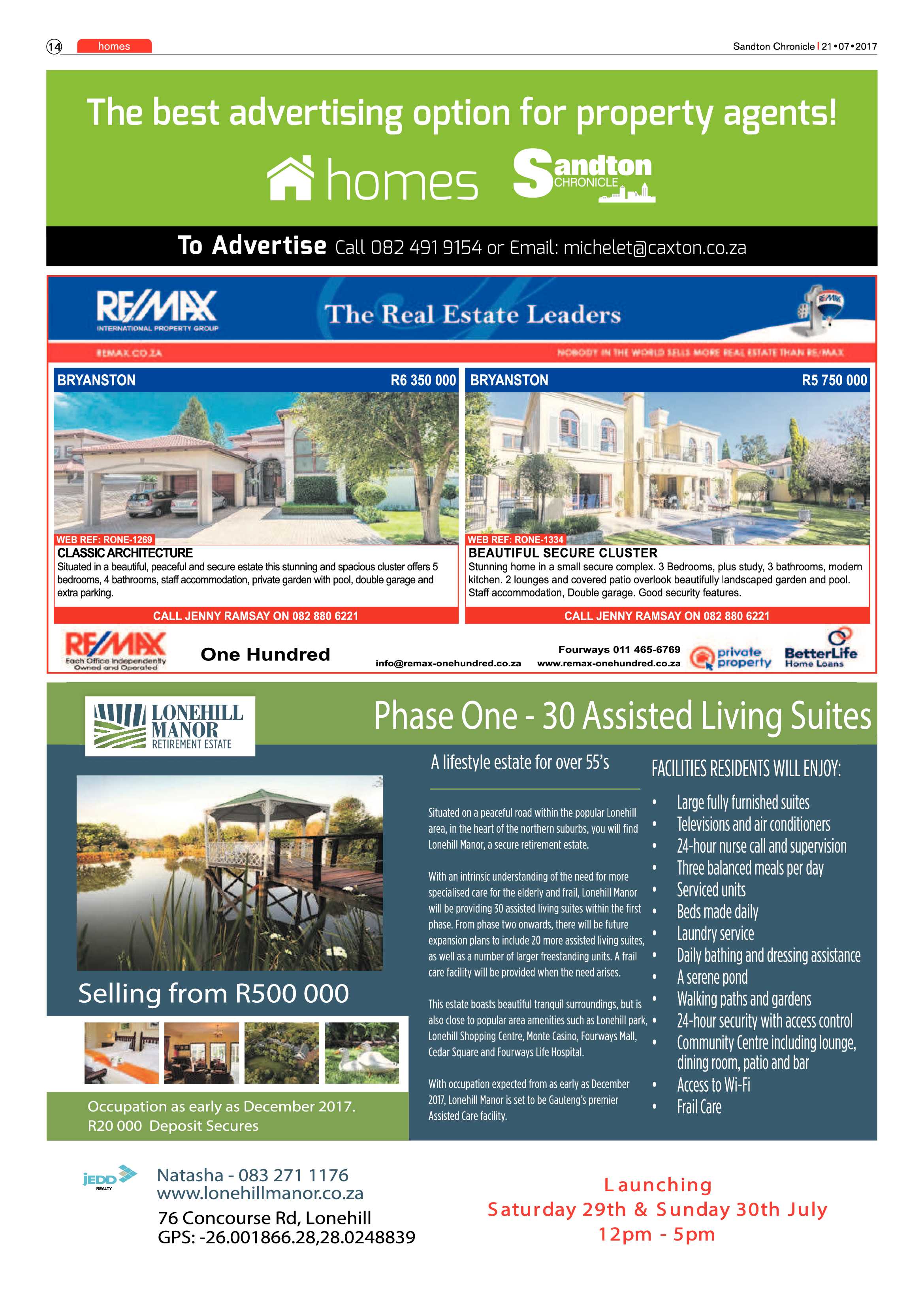 Sandton Chronicles 21 July 2017 page 14