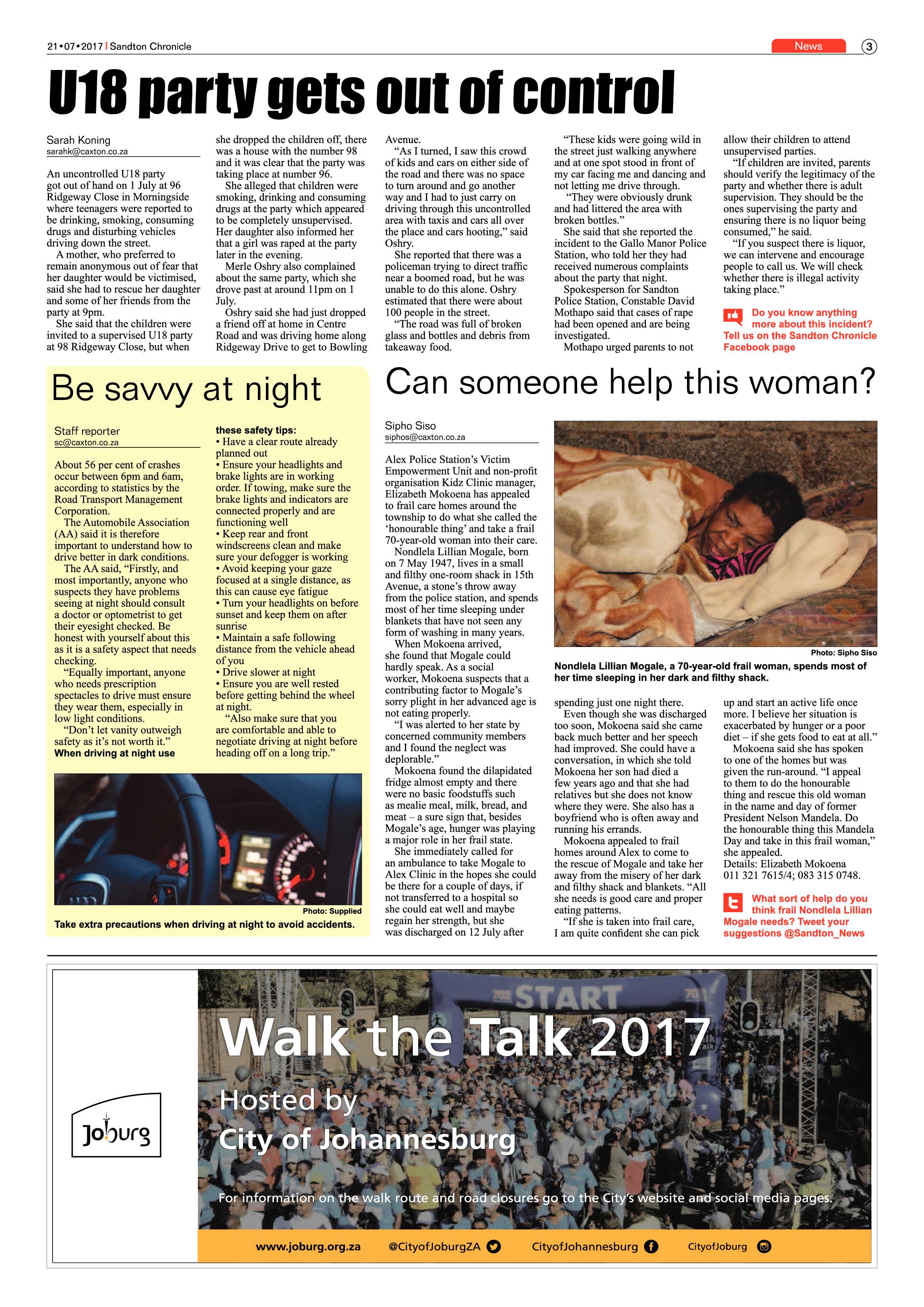 Sandton Chronicles 21 July 2017 page 3