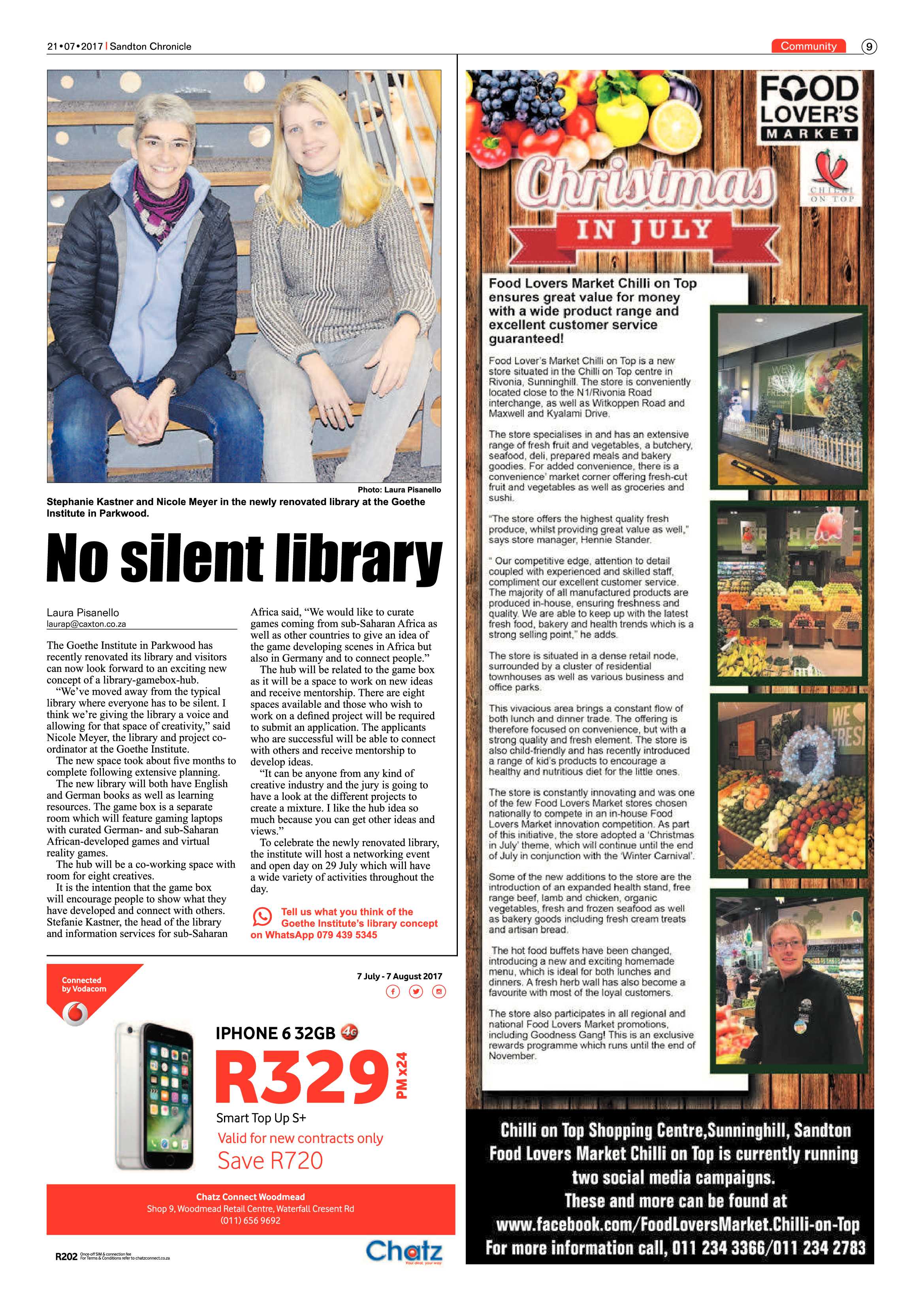 Sandton Chronicles 21 July 2017 page 9