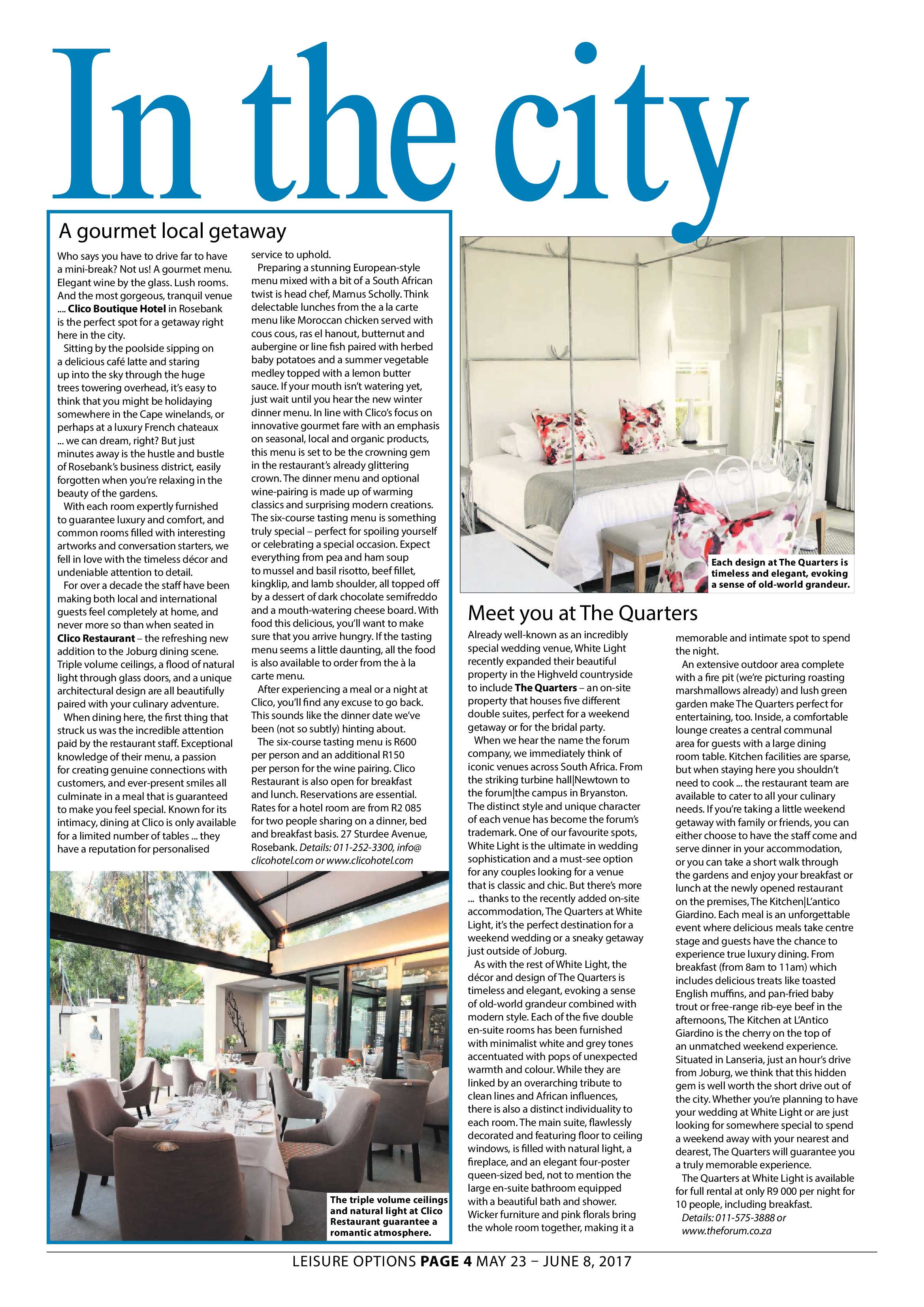 Leisure Options 23 May – 8 June 2017 page 4