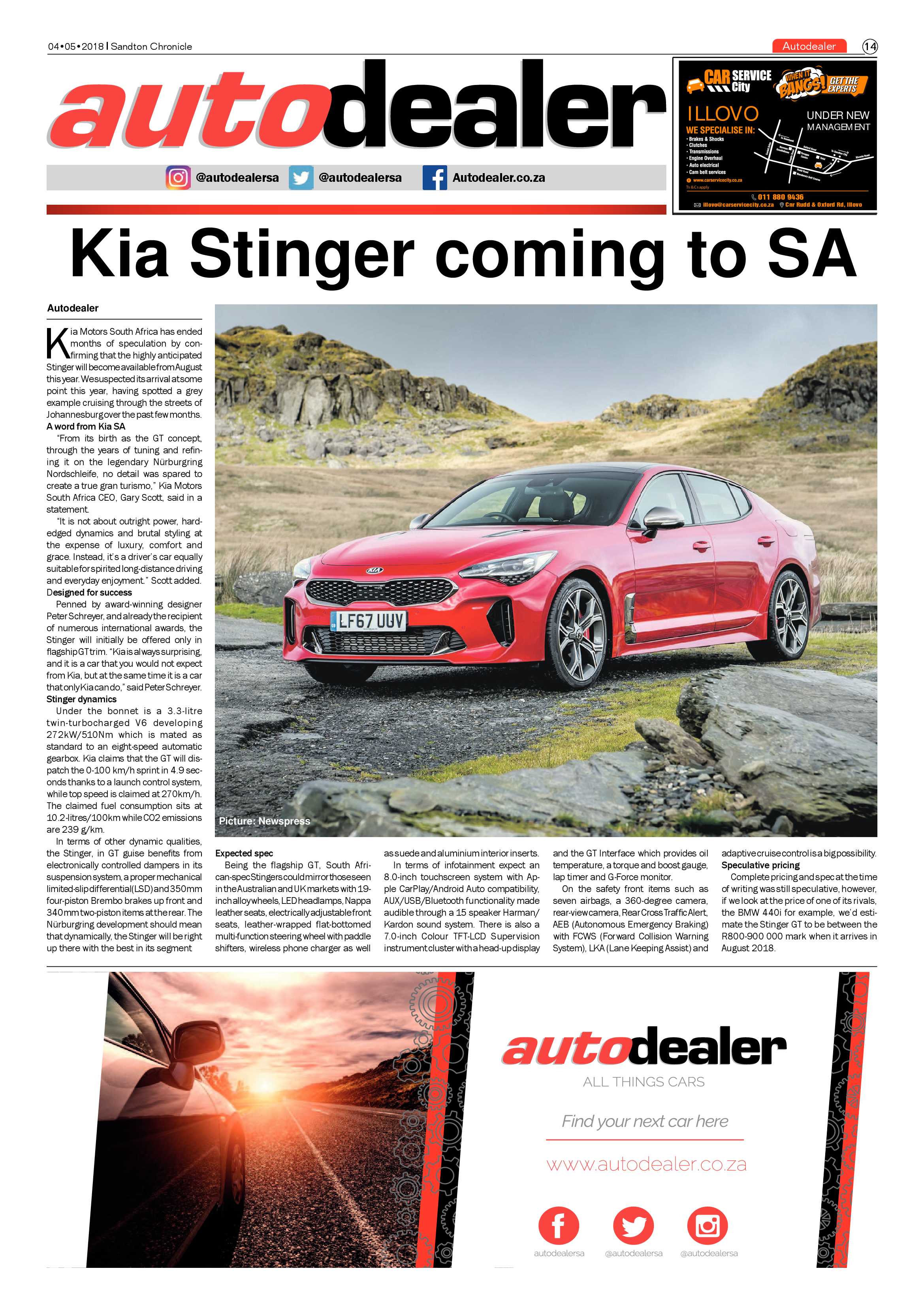 Sandton Chronicle 4 May 2018 page 14
