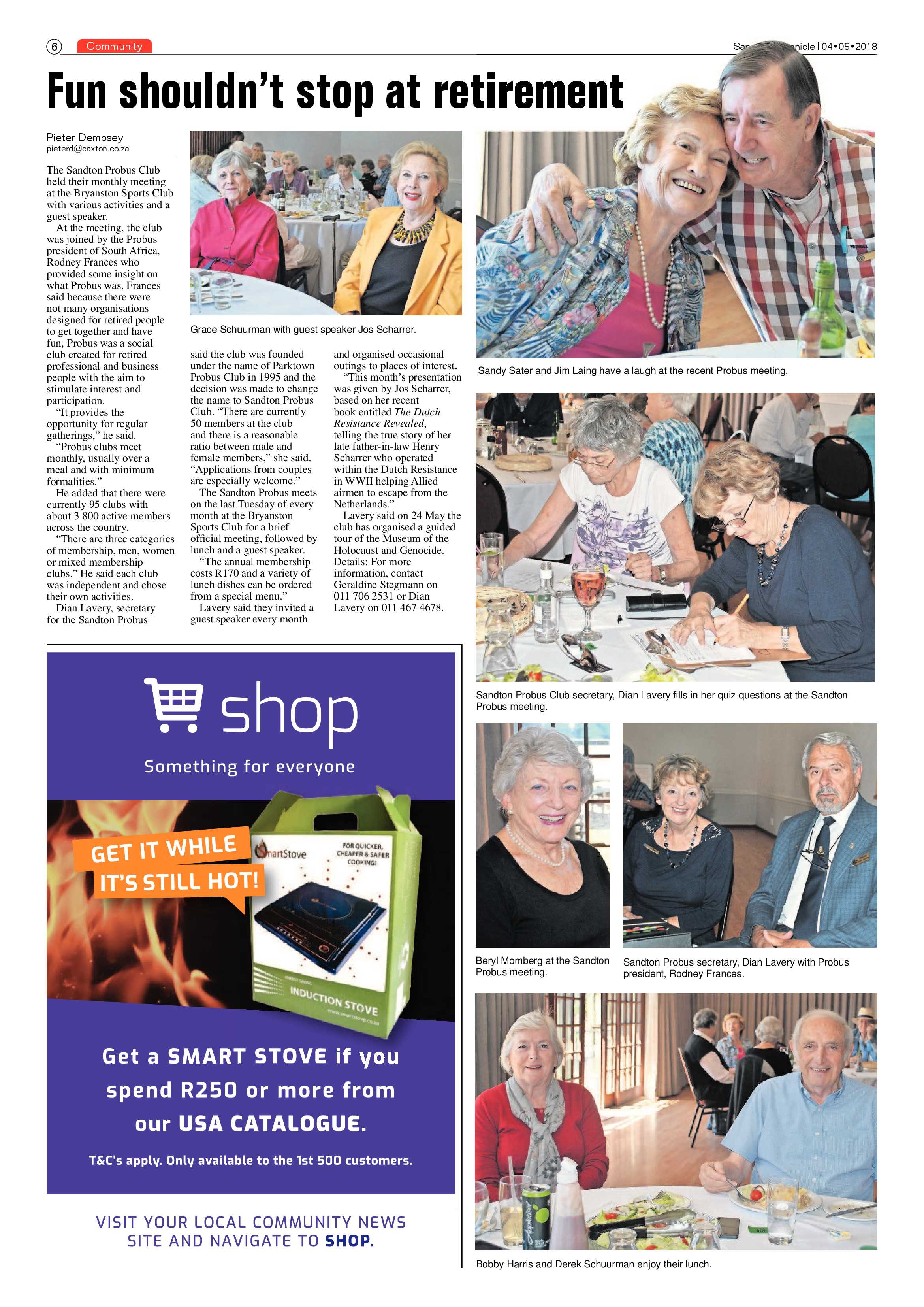 Sandton Chronicle 4 May 2018 page 6