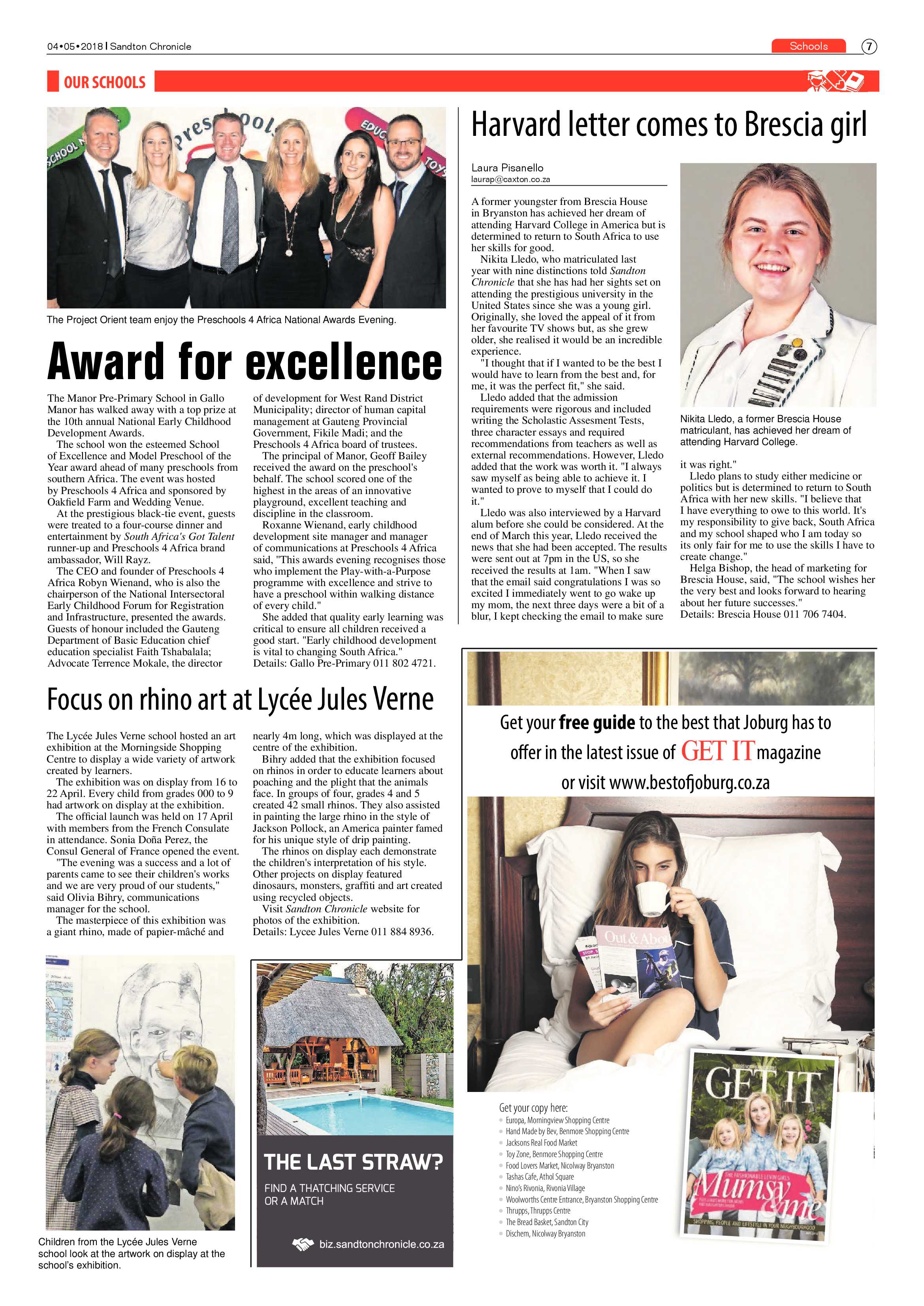 Sandton Chronicle 4 May 2018 page 7