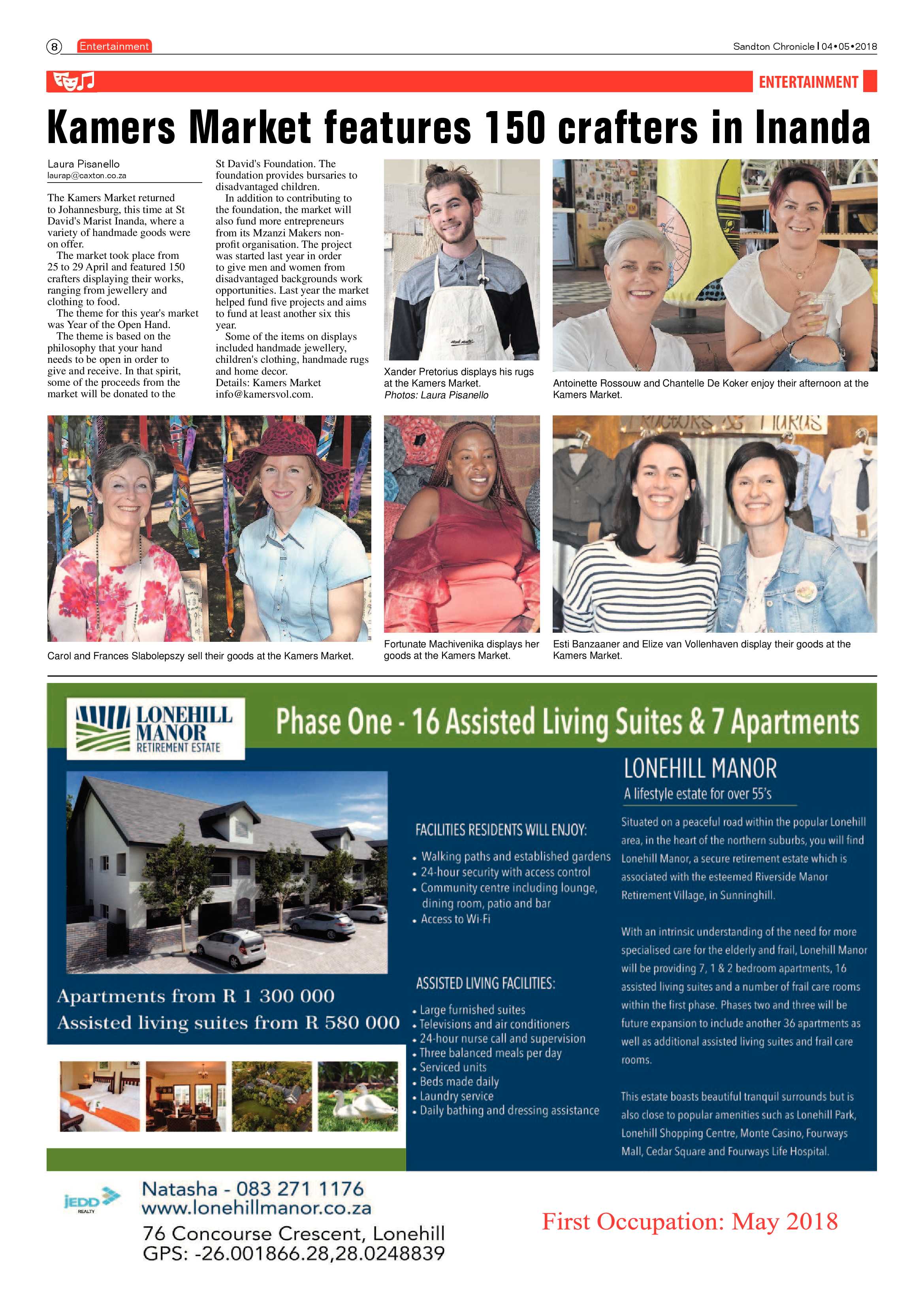 Sandton Chronicle 4 May 2018 page 8